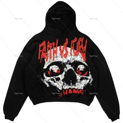 Classic Streetwear Graphic Printed Hoodie