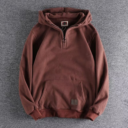 Winter Thickened Half-Zipper Hoodie - Exclusive Edition RD