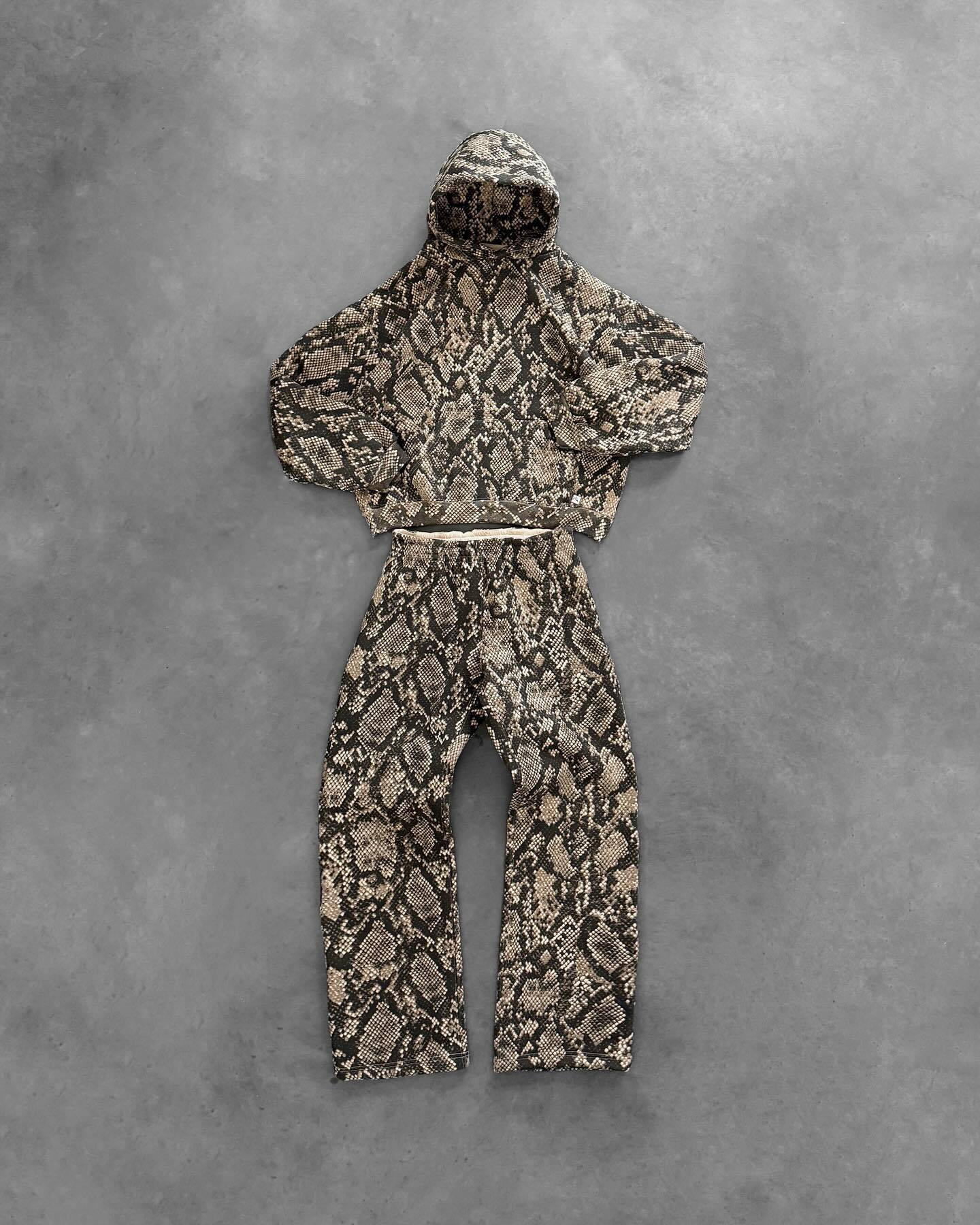 Retro Snake Skin 2-Piece Tracksuit