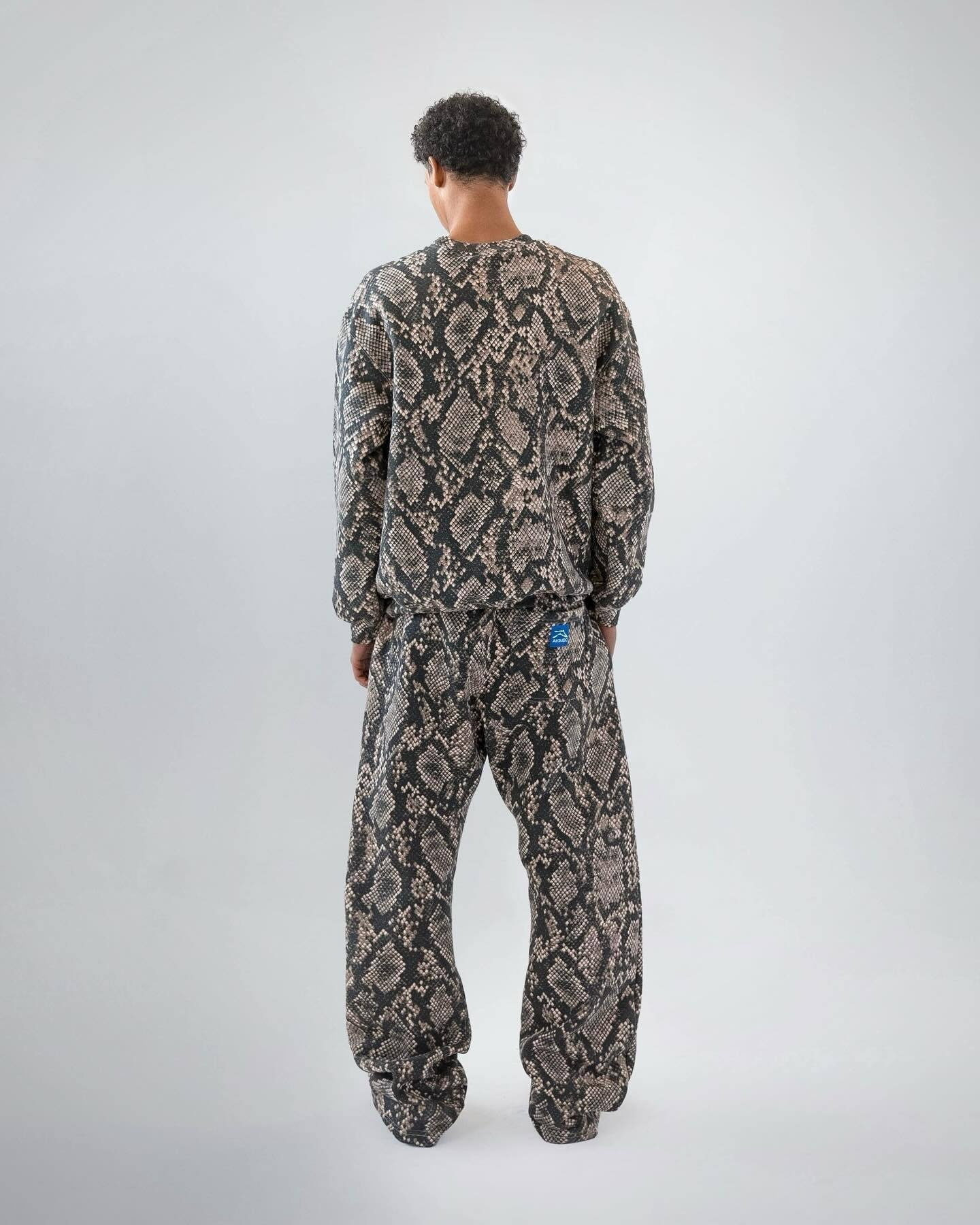 Retro Snake Skin 2-Piece Tracksuit