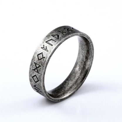 Viking Norse Odin Beier 316L Stainless Steel Ring The Seasons Streetwear