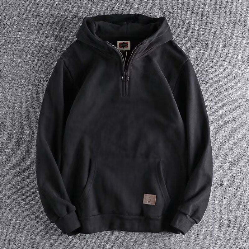 Winter Thickened Half-Zipper Hoodie - Exclusive Edition RD