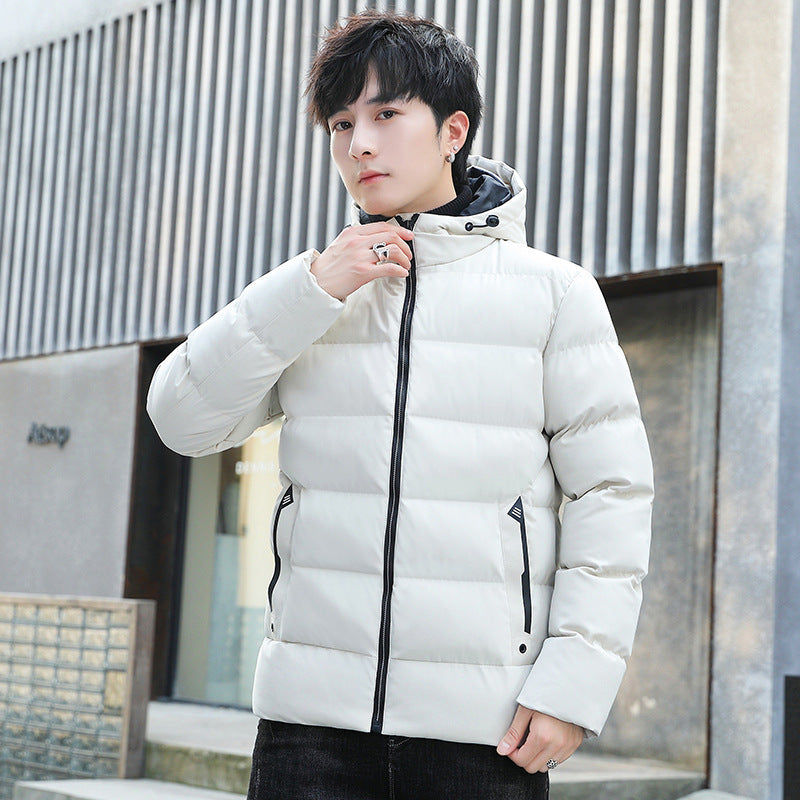 Winter Fleece-lined Sport Puffer Jacket The Seasons Streetwear