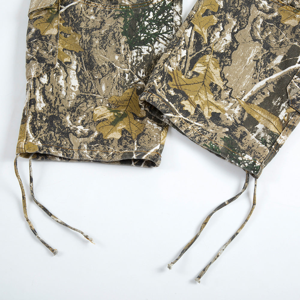 Camouflage Straight Classic Cargo Pants The Seasons Streetwear