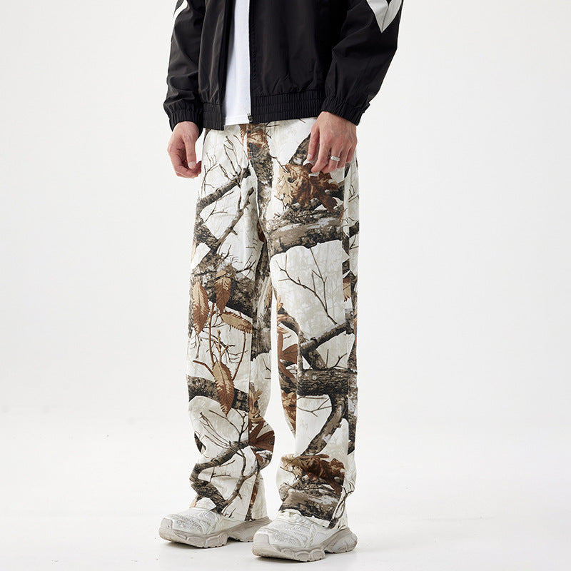 Winter Camouflage Straight Jeans The Season Streetwear