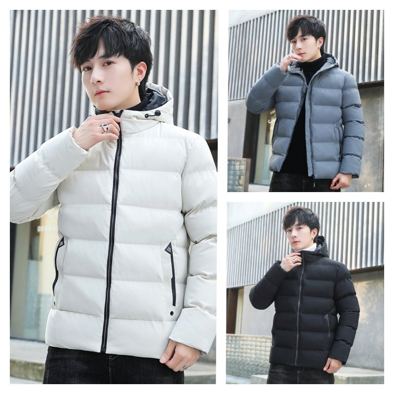 Winter Fleece-lined Sport Puffer Jacket The Seasons Streetwear