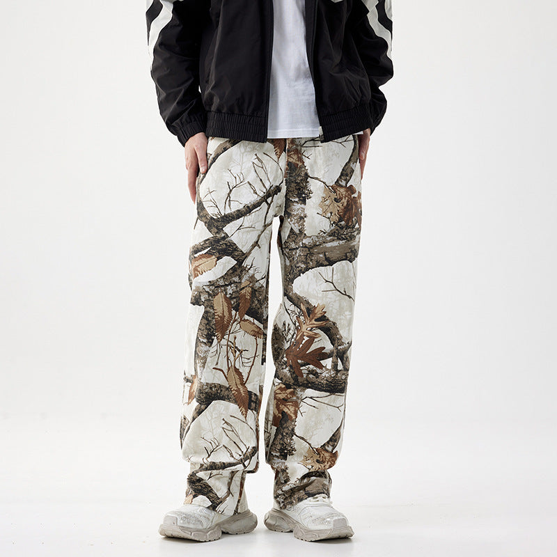 Winter Camouflage Straight Jeans The Season Streetwear