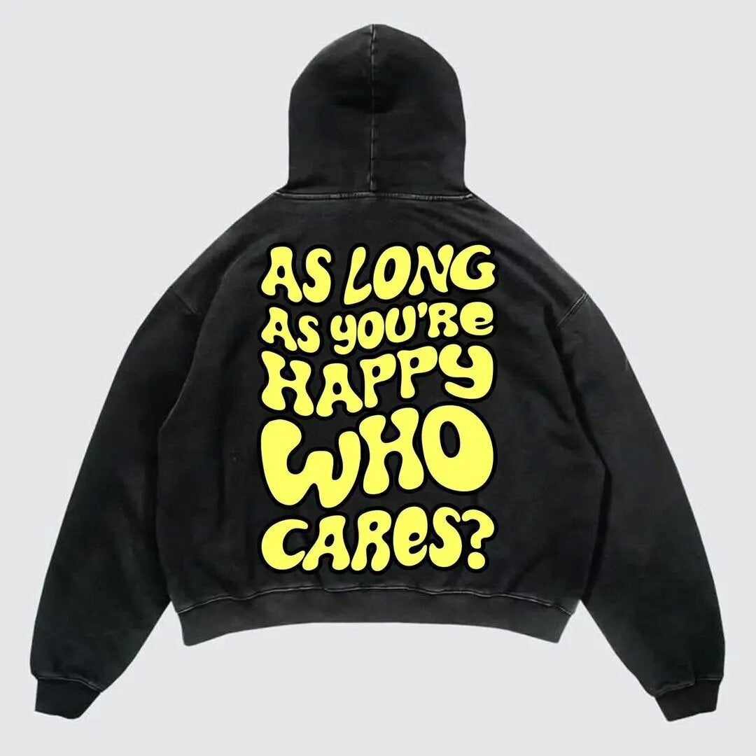 Classic Streetwear Graphic Printed Hoodie