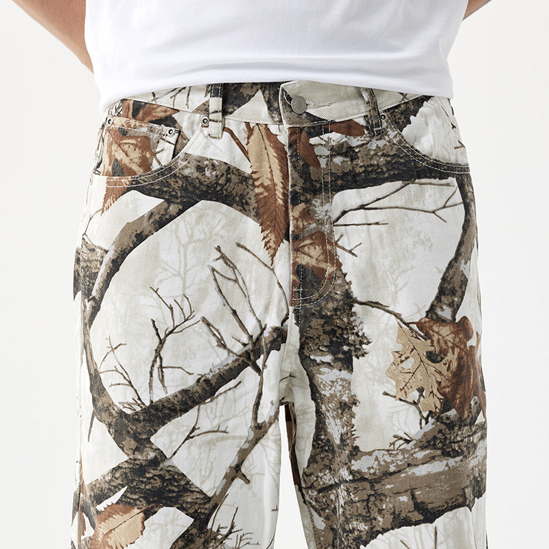 Winter Camouflage Straight Jeans The Season Streetwear