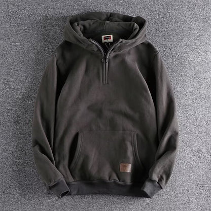 Winter Thickened Half-Zipper Hoodie - Exclusive Edition RD