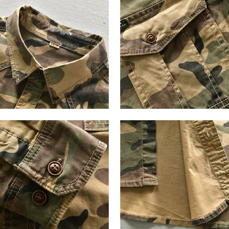 American Camouflage Workwear Shirt The 4 Season Clothing Brand