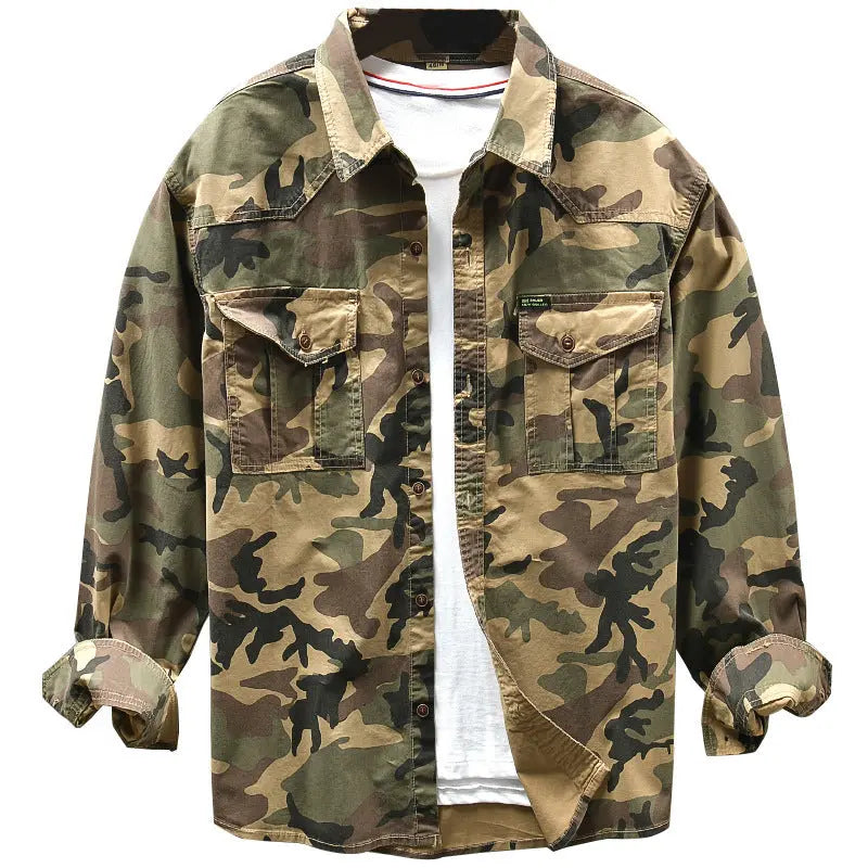 American Camouflage Workwear Shirt The 4 Season Clothing Brand