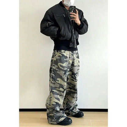 American Flared Camouflage Pants The 4 Season Clothing Brand