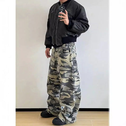 American Flared Camouflage Pants The 4 Season Clothing Brand