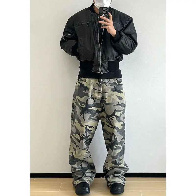 American Flared Camouflage Pants The 4 Season Clothing Brand