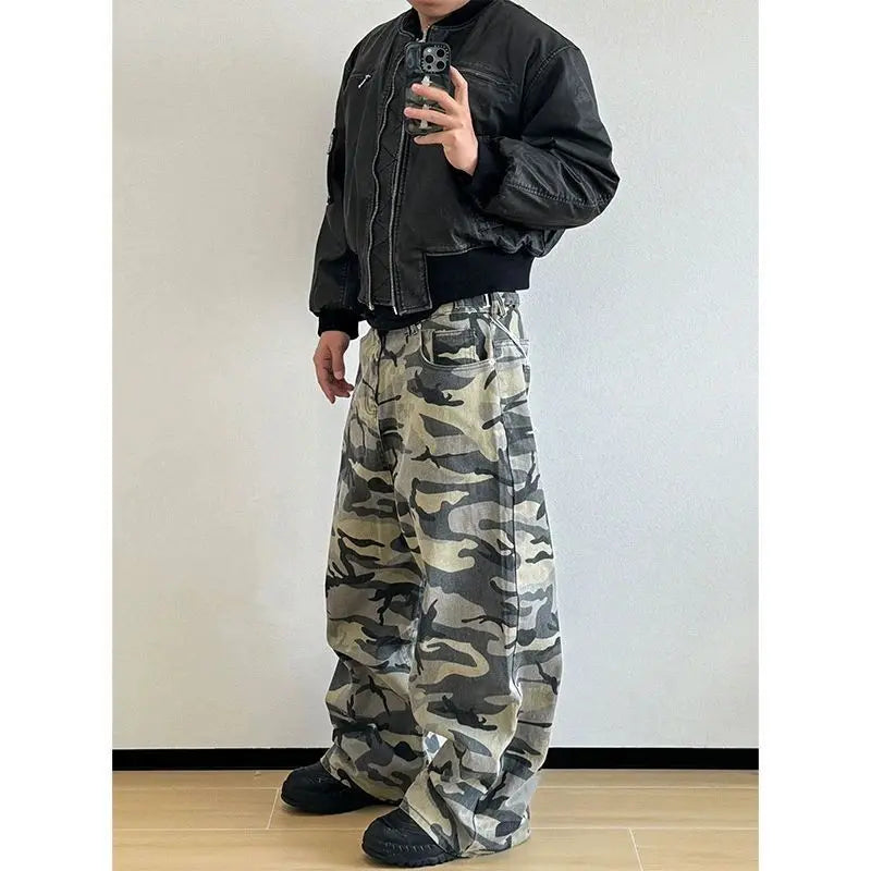 American Flared Camouflage Pants The 4 Season Clothing Brand