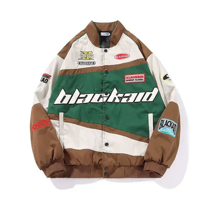 BlackAid Graphic Bomber Jacket Men The 4 Season Clothing Brand