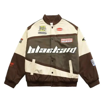 BlackAid Graphic Bomber Jacket Men The 4 Season Clothing Brand