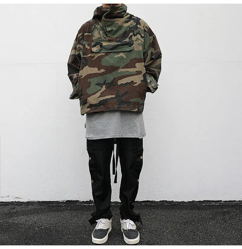 Camo Track Jacket The 4 Season Clothing Brand