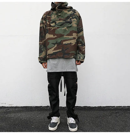 Camo Track Jacket The 4 Season Clothing Brand