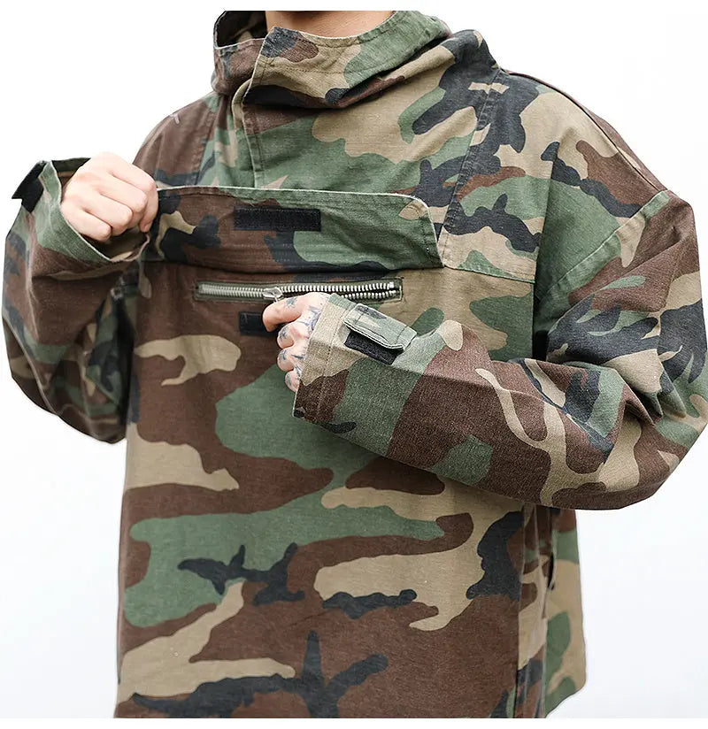 Camo Track Jacket The 4 Season Clothing Brand