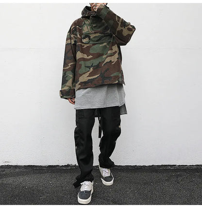 Camo Track Jacket The 4 Season Clothing Brand