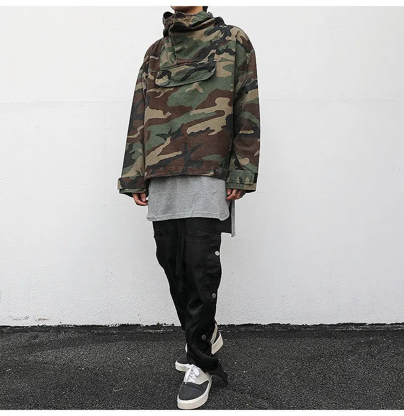 Camo Track Jacket The 4 Season Clothing Brand