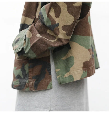 Camo Track Jacket The 4 Season Clothing Brand