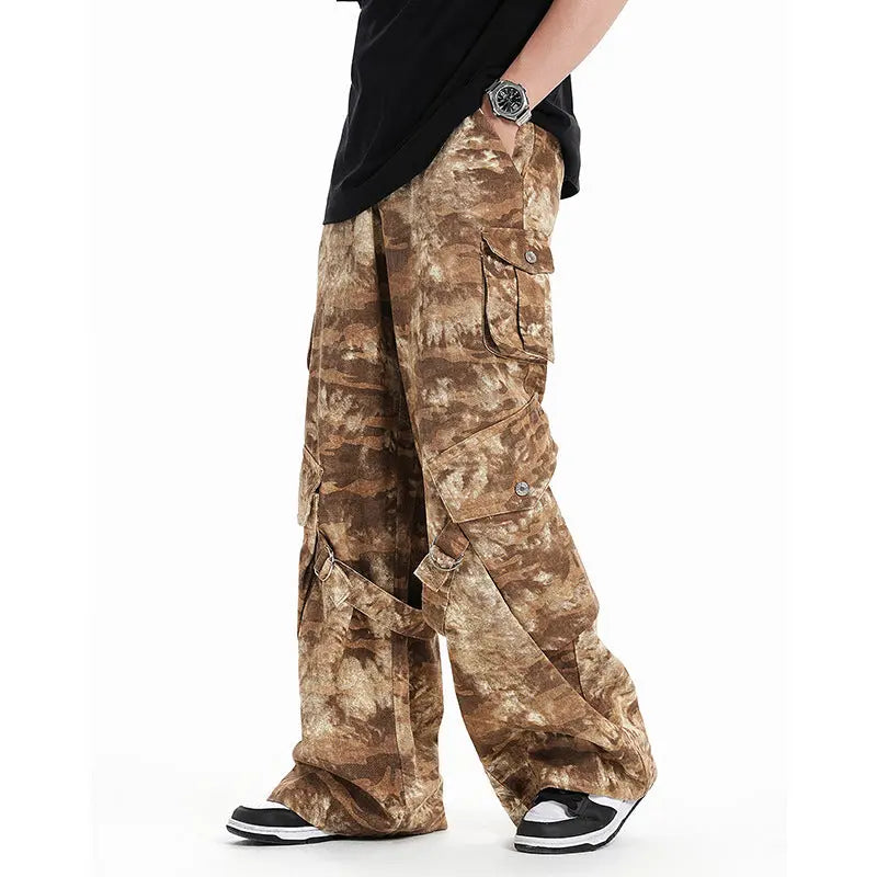 Camouflage Flare Cargo Pants The 4 Season Clothing Brand