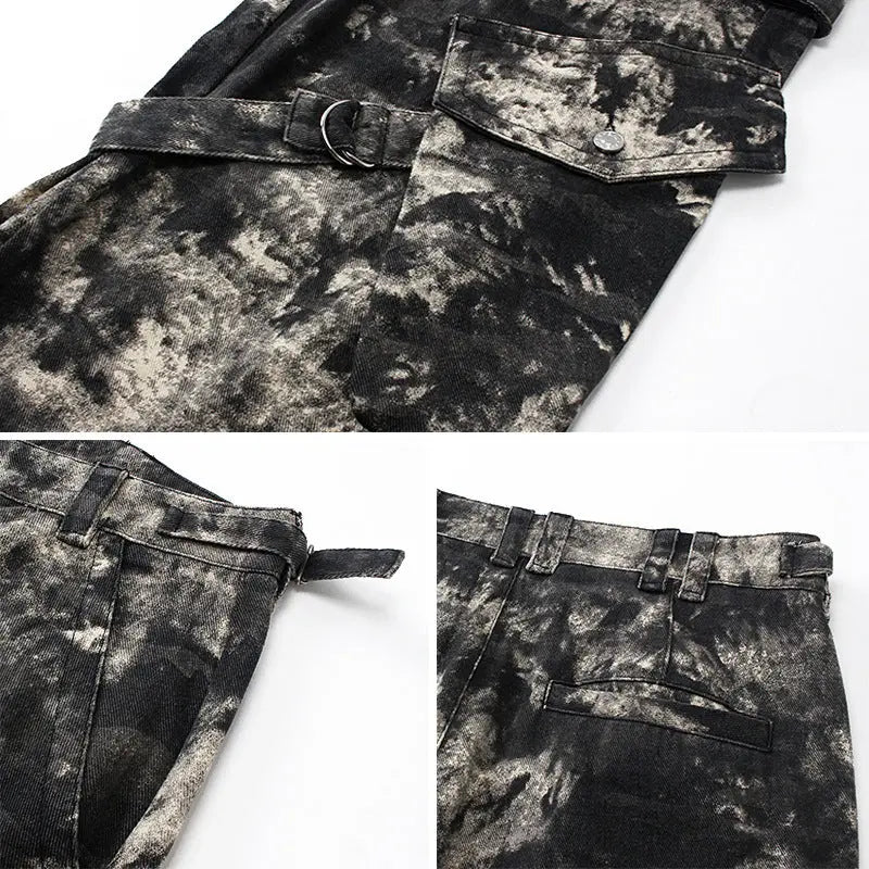 Camouflage Flare Cargo Pants The 4 Season Clothing Brand