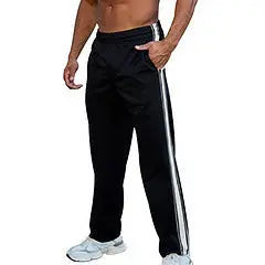 Classic Striped Sports Straight Flared Pants The 4 Season Clothing Brand