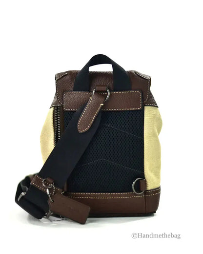 Coach Hudson Small Leather Shoulder Sling Backpack - The Seasons Streetwear