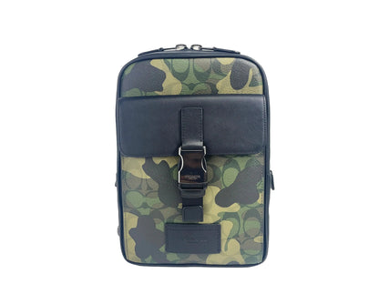 Coach (CL944) Signature Camo Track Pack Backpack - The Seasons Streetwear