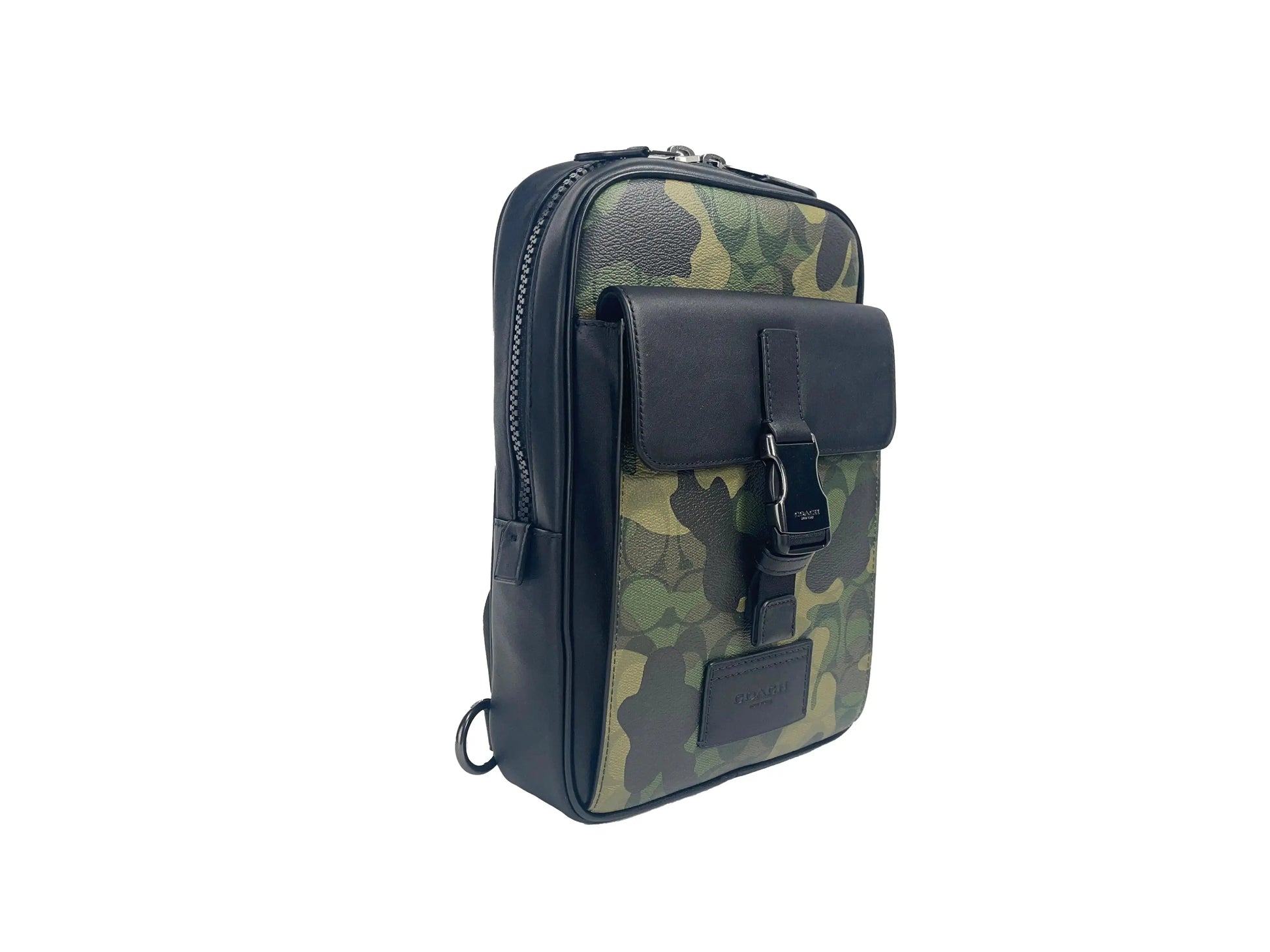 Coach (CL944) Signature Camo Track Pack Backpack - The Seasons Streetwear