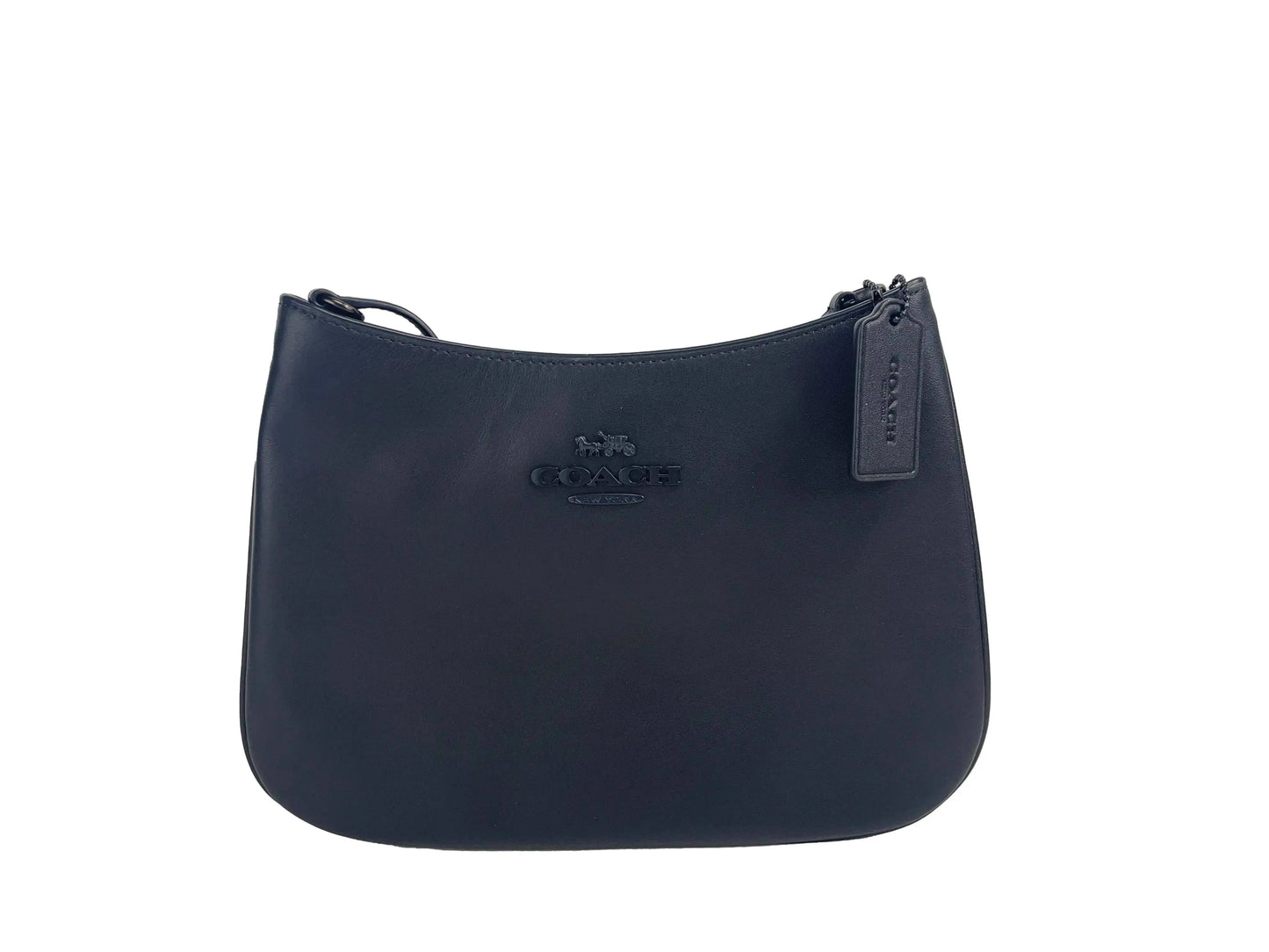 Coach (CP101) Penelope Black Leather Shoulder Bag - The 4 Season Clothing Brand