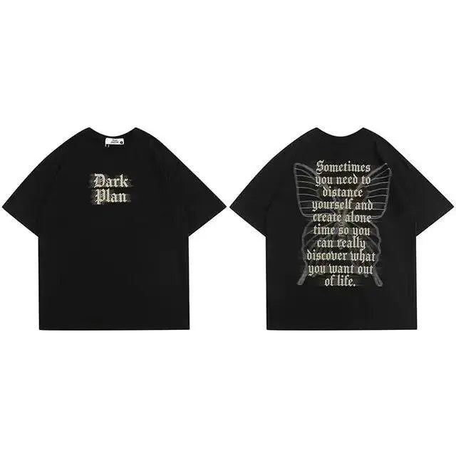 Dark Plan Oversized T-Shirt - The 4 Season Clothing Brand