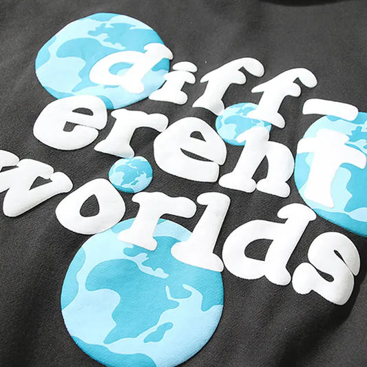 Different World’s Graphic Hoodie The 4 Season Clothing Brand