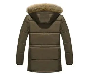 Down Parka Men Winter Jacket Hooded Down Coat The 4 Season Clothing Brand