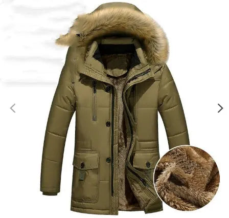 Down Parka Men Winter Jacket Hooded Down Coat The 4 Season Clothing Brand