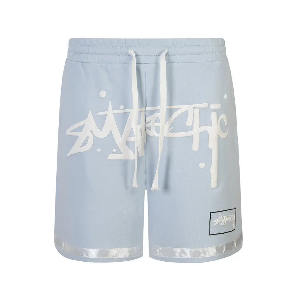 Exclusive Basketball Printed Letter Shorts The 4 Season Clothing Brand