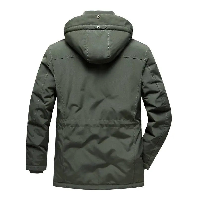 Exclusive Lambswool Liner Cotton Coat Jacket - The 4 Season Clothing Brand