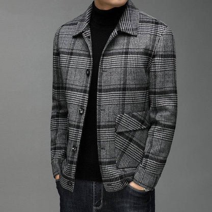 Exclusive Short Woolen Coat Warm Lapel Handmade - The 4 Season Clothing Brand