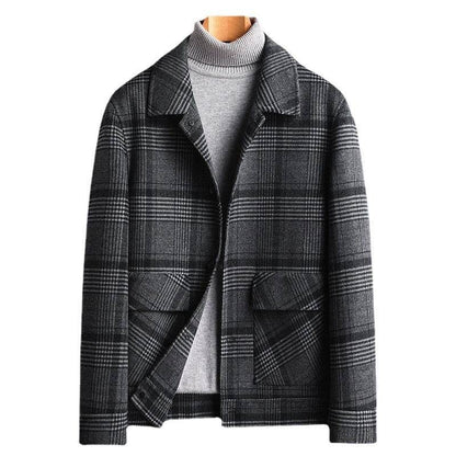 Exclusive Short Woolen Coat Warm Lapel Handmade - The 4 Season Clothing Brand