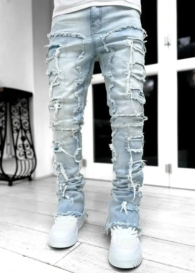 Exclusive Stacked Jeans The 4 Season Clothing Brand