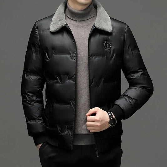 Exclusive Winter Fur Collar Casual Jacket - The 4 Season Clothing Brand