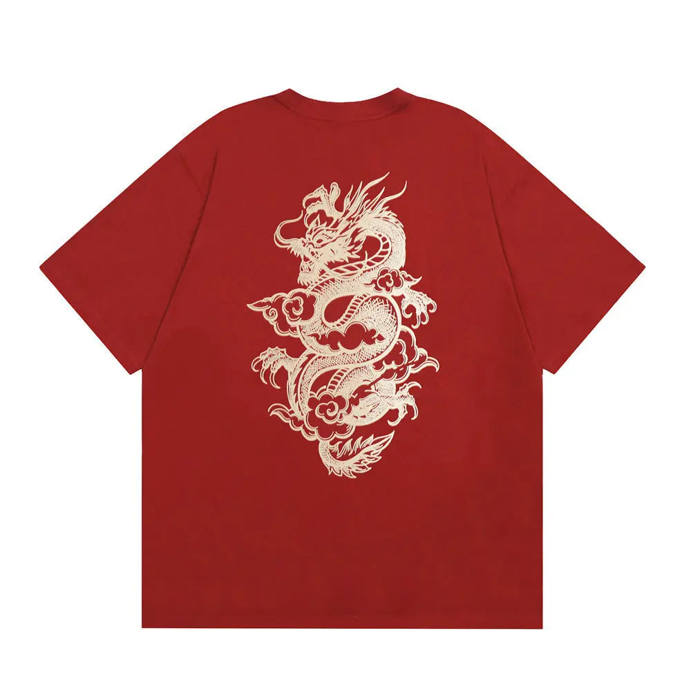 FS Dragon Gradient Printed T-Shirt The 4 Season Clothing Brand