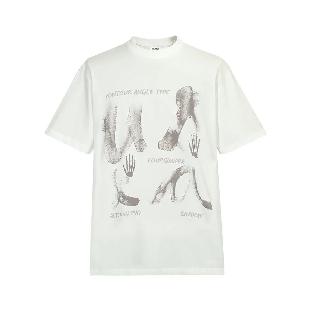 Fashion Hand Graphic T-Shirt The 4 Season Clothing Brand