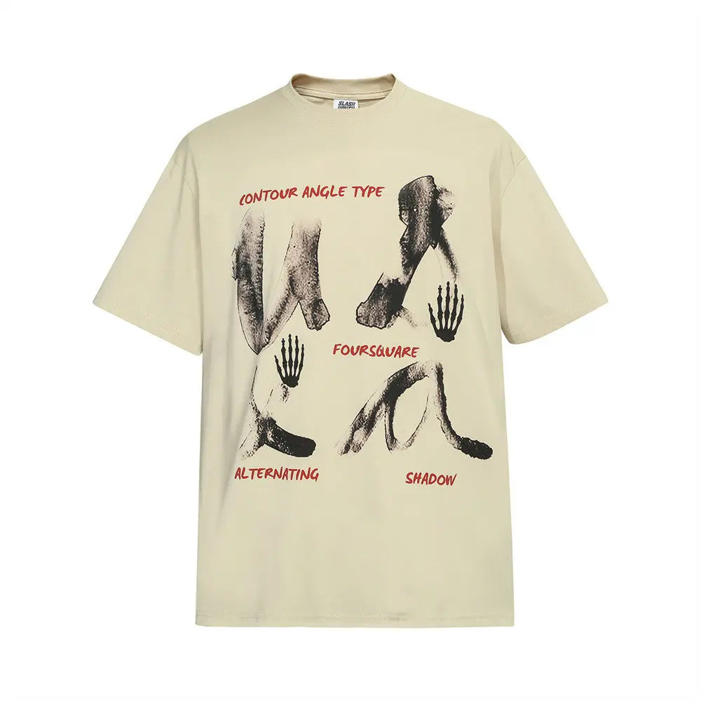 Fashion Hand Graphic T-Shirt The 4 Season Clothing Brand