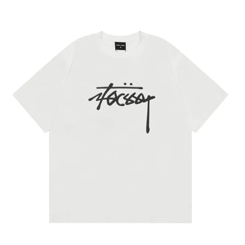 Focssy Ink Direct Injection Lettered T-Shirt The 4 Season Clothing Brand