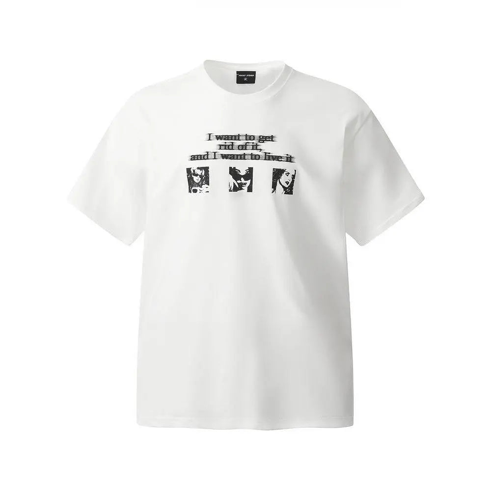 Focus Storm Is Abtract Graphic Retro T-Shirt - The 4 Season Clothing Brand